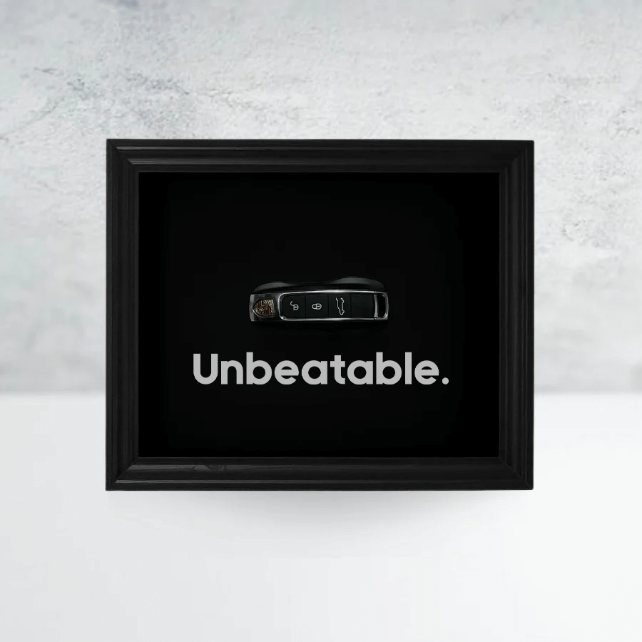 UNBEATABLE: PORSCHE FRAMEINDER