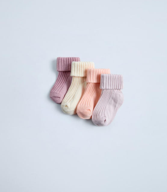 Pack Of 4 Coloured Socks